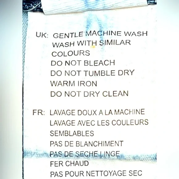 KSUBI Boyfriend Distressed Short Loose Fit Women's Size 27 MidNite & Dusted - Picture 11 of 11